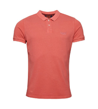 Superdry Polo Destroyed pink