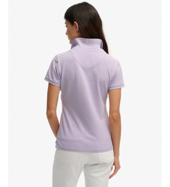 Superdry Heritage Slim Fit polo majica lila