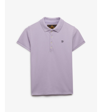 Superdry Heritage Slim Fit polo majica lila