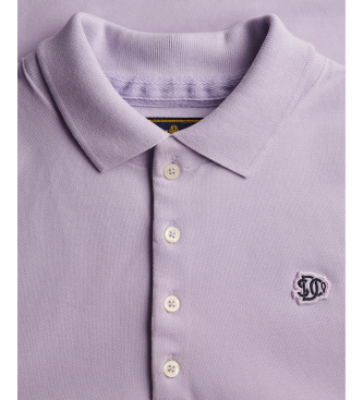 Superdry Heritage Slim Fit polo majica lila