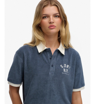 Superdry Heritage Terry polotr�ja i marinbl�