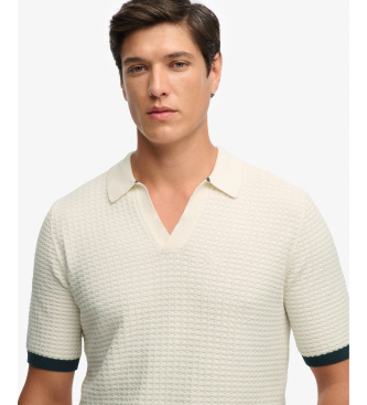 Superdry Polo Johnny Pletenina bež