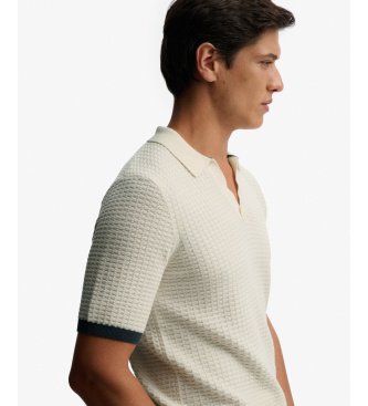 Superdry Polo Johnny Pletenina bež