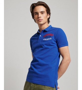 Superdry Superstate blauwe polo