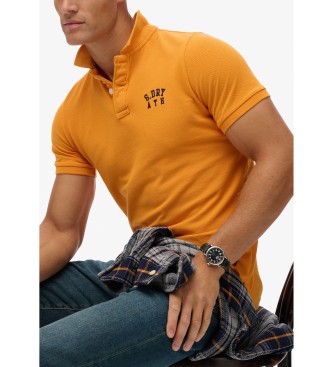 Superdry Polo sportiva gialla vintage