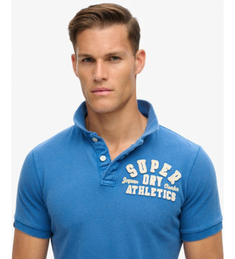 Superdry Vintage Athletic blue polo shirt