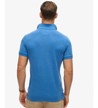 Superdry Vintage Athletic blue polo shirt