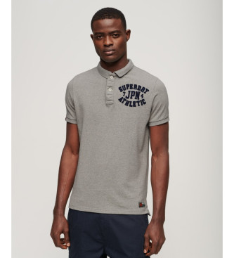 Superdry Polo Vintage Athletic gris