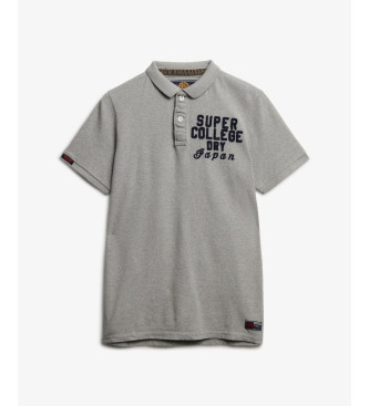 Superdry Polo Vintage Athletic gris