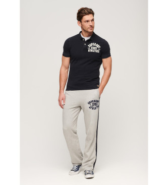 Superdry Vintage Athletic navy polo shirt