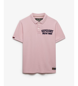 Superdry Polo Vintage Atletski roza