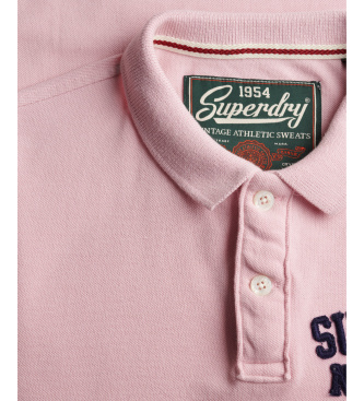 Superdry Polo Vintage Atletski roza