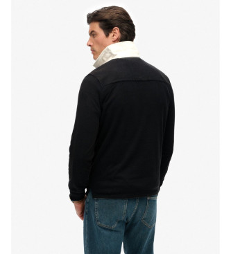 Superdry Vintage Athletic Rugby navy polo shirt