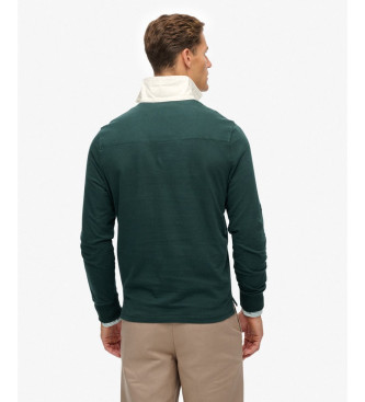 Superdry Vintage Athletic Rugby groene polo