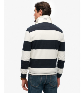 Superdry Vintage Rugby navy polo shirt