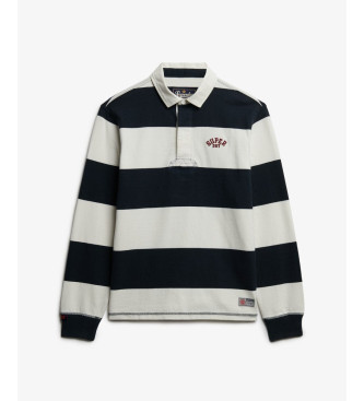 Superdry Vintage Rugby navy polo shirt