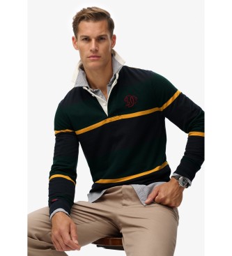 Superdry Vintage Rugby green polo shirt