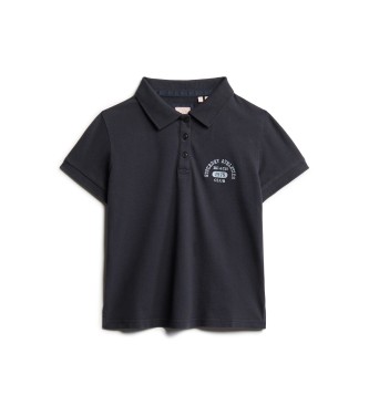Superdry Slim fit polo shirt 90s navy