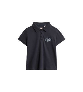Superdry Slim fit polo shirt 90s navy