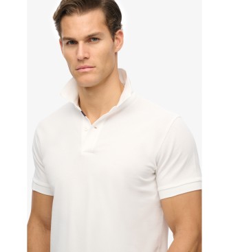 Superdry Weies Piqu-Poloshirt von City