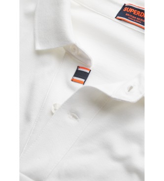 Superdry Weies Piqu-Poloshirt von City