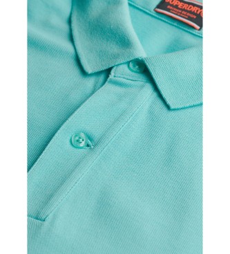 Superdry Trkisfarbenes City-Piqu-Poloshirt