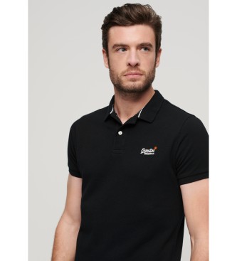 Superdry Polo Classic Pique negro