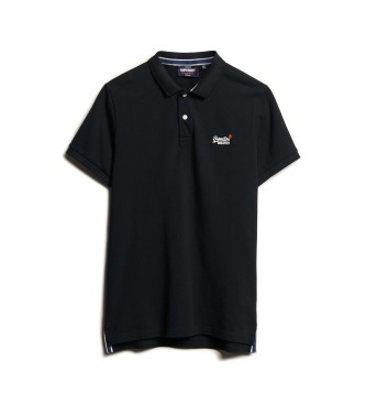Superdry Polo Classic Pique negro