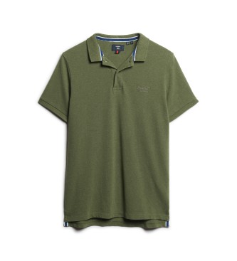 Superdry Classic piqu polo shirt green