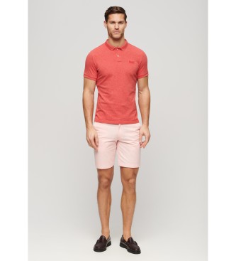 Superdry Classic pique polo shirt red