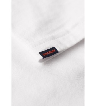 Superdry White knitted polo shirt