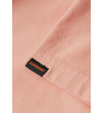 Superdry Pink knitted polo shirt