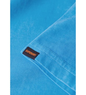 Superdry Blue knitted polo shirt