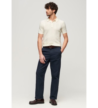 Superdry Kurzrmeliges Poloshirt aus Strick