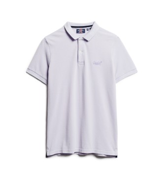 Superdry Polo Destroyed lila