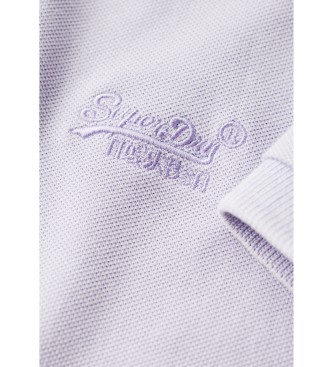 Superdry Destroyed lilac polo shirt