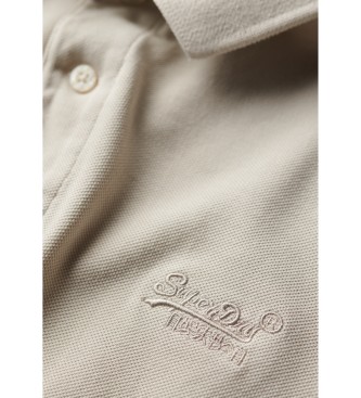 Superdry Polo Destroyed beige