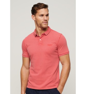 Superdry Polo Verwoest roze