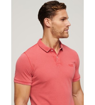 Superdry Polo Verwoest roze