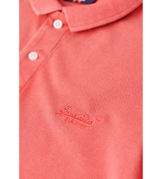 Superdry Polo Verwoest roze