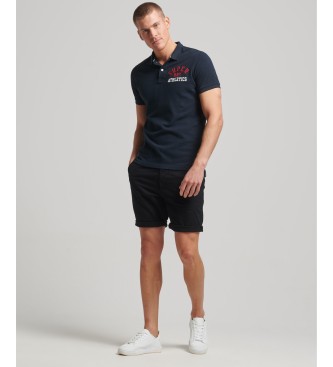 Superdry Superstate navy polo shirt