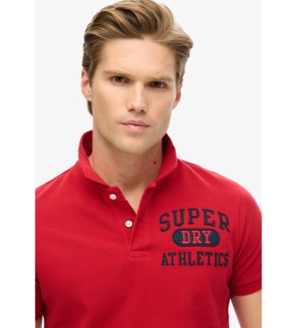 Superdry Superstaat rood poloshirt