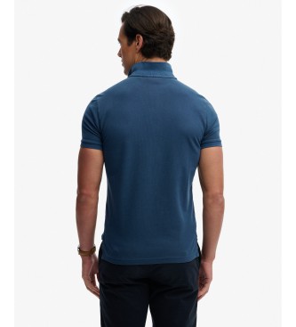 Superdry Polo Vint Destroy azul