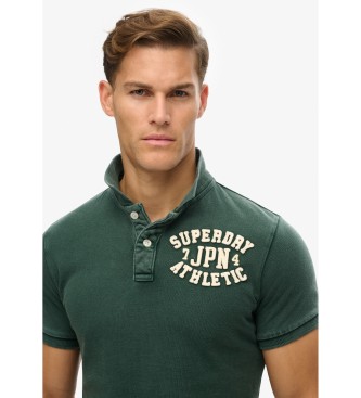 Superdry Vintage Athletic grn polo shirt