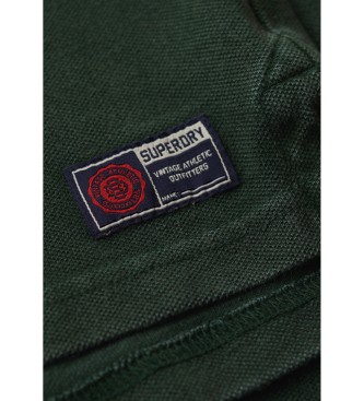 Superdry Vintage Athletic grn polo shirt