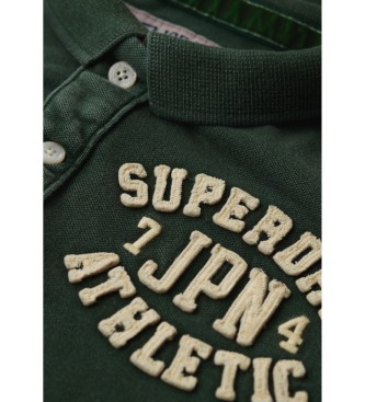 Superdry Vintage Athletic grn polo shirt