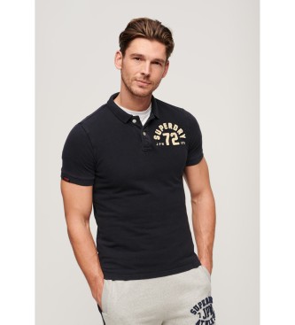 Superdry Polo sportiva vintage blu navy