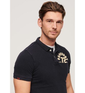 Superdry Polo sportiva vintage blu navy