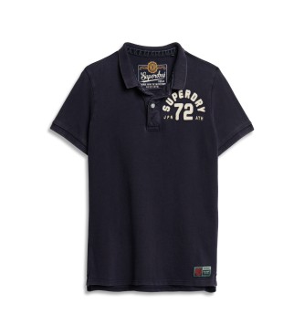 Superdry Polo sportiva vintage blu navy
