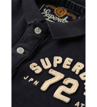 Superdry Polo sportiva vintage blu navy